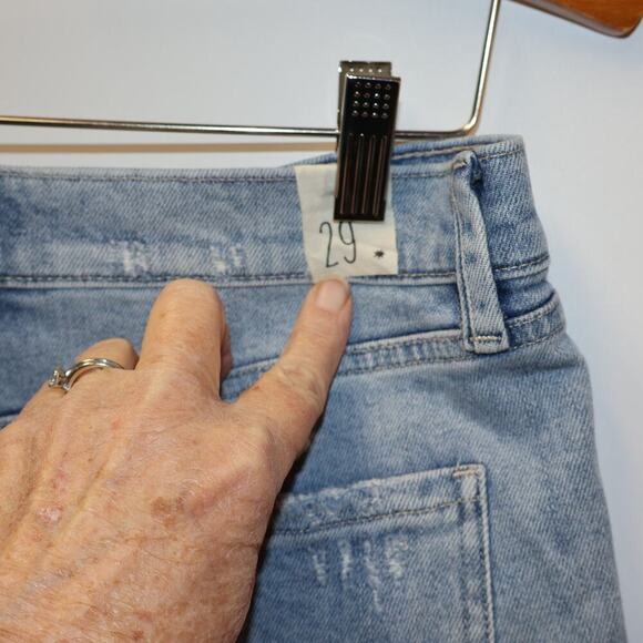 NWT Cosmic Blue Love Shorts 5 Pocket Design Distressed Waist Pockets Riptide - Picture 8 of 16